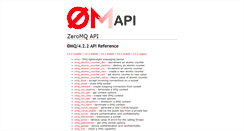 Desktop Screenshot of api.zeromq.org